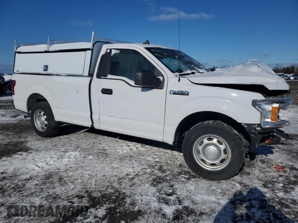 2020 Ford F-150 XL with VIN 1FTMF1CB7LKD54836, listed as a Copart auction lot 45554025 with 79,500 mi miles and Salvage Title. Bid and sale history available at carsss.com. Image 4.