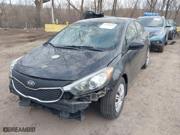2016 Kia Forte LX with VIN KNAFK4A66G5550487, listed as a IAAI auction lot 41709092 with 139,609 mi miles. Bid and sale history available at carsss.com. Image 17.