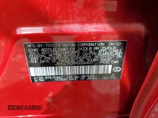 2022 Lexus IS 350 F Sport with VIN JTHGZ1E26N5026437, listed as a Copart auction lot 55874885 with Not provided miles and Salvage title. Bid and sale history available at DreamBid. Image 12.