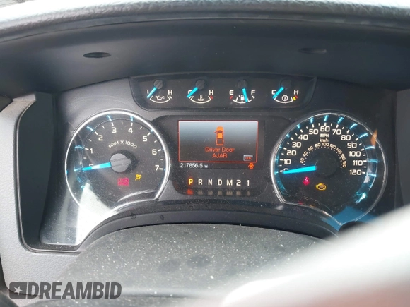 2014 Ford F-150 XL with VIN 1FTFX1ET3EFC39285, listed as a IAAI auction lot 41390024 with 217,856 mi miles. Bid and sale history available at carsss.com. Image 7.