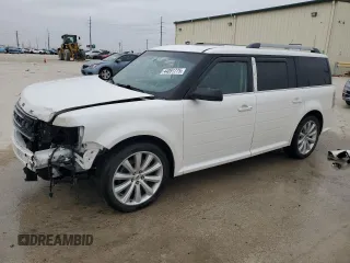 2013 Ford Flex SEL with VIN 2FMGK5C8XDBD32230, listed as a Copart auction lot 44051775 with 155,781 mi miles and Salvage Title. Bid and sale history available at carsss.com. Image 1.
