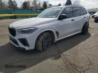 2020 BMW X5 M Competition z VIN 5YMJU0C07L9C82264, wystawiony jako Copart lot #51657185 z przebiegiem 62 255 mil mil oraz Szkoda całkowita • Salvage title. Historia ofert i sprzedaży dostępna na DreamBid. Obrazek 1.