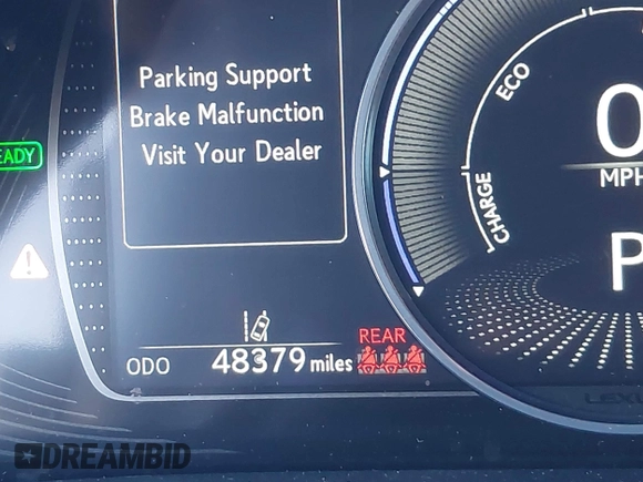 2023 Lexus ES with VIN 58ADA1C19PU028119, listed as a IAAI auction lot 41361461 with 48,379 mi miles. Bid and sale history available at carsss.com. Image 16.