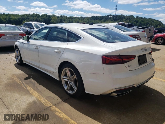 2022 Audi A5 Sportback S line Premium with VIN WAUDACF51MA017065, listed as a Copart auction lot 66199703 with 42,160 mi miles. Bid and sale history available at carsss.com. Image 2.