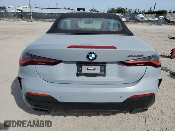 2022 BMW 4 Series M440i with VIN WBA53AT00NCK09742, listed as a Copart auction lot 42662415 with Not provided miles and Salvage title. Bid and sale history available at DreamBid. Image 6.