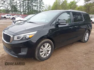 2017 Kia Sedona LX with VIN KNDMB5C13H6313176, listed as a IAAI auction lot 41905086 with 229,950 mi miles and . Bid and sale history available at DreamBid. Image 2.