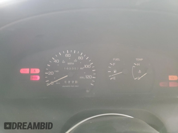 1997 Nissan Sentra XE with VIN 1N4AB41D9VC715071, listed as a Copart auction lot 84857134 with 162,357 mi miles and Salvage title. Bid and sale history available at DreamBid. Image 9.