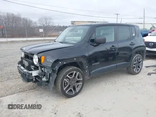 2020 Jeep Renegade Sport z VIN ZACNJBAB7LPL77290, wystawiony jako IAAI lot #41526270 z przebiegiem 52 327 mil mil oraz . Historia ofert i sprzedaży dostępna na DreamBid. Obrazek 2.
