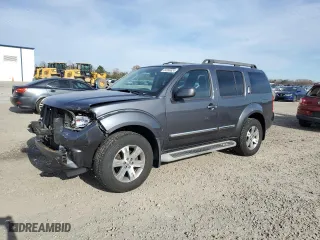 2012 Nissan Pathfinder SV with VIN 5N1AR1NB5CC627429, listed as a Copart auction lot 84890624 with 156,996 mi miles and Salvage Title. Bid and sale history available at carsss.com. Image 1.