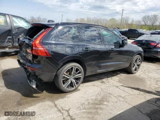 2021 Volvo XC60 R-Design with VIN YV4A22RM9M1887255, listed as a Copart auction lot 49190384 with 38,905 mi miles and Salvage Title. Bid and sale history available at carsss.com. Image 3.