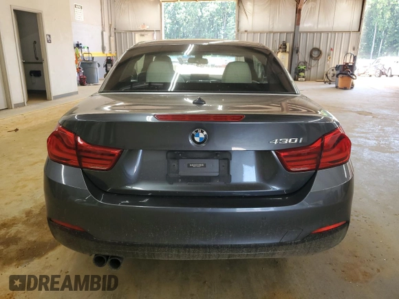 2018 BMW 4 Series 430i with VIN WBA4Z1C57JEC59478, listed as a Copart auction lot 59487625 with 134,601 mi miles and Salvage title. Bid and sale history available at DreamBid. Image 6.