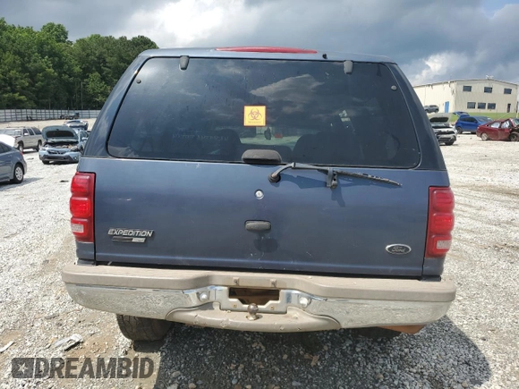 2002 Ford Expedition Eddie Bauer with VIN 1FMRU17L32LA47862, listed as a Copart auction lot 60877275 with Not provided miles and Salvage title. Bid and sale history available at DreamBid. Image 6.