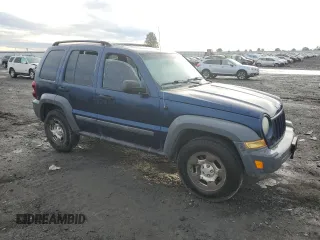 2005 Jeep Liberty Sport with VIN 1J4GL48K25W500470, listed as a Copart auction lot 85486204 with 0 mi miles and Salvage Title. Bid and sale history available at carsss.com. Image 4.