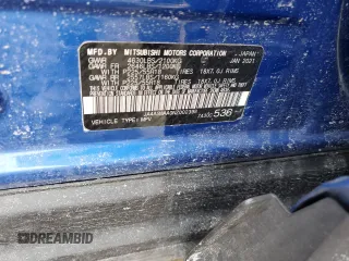 2022 Mitsubishi Eclipse Cross SE with VIN JA4ASWAA0NZ002398, listed as a Copart auction lot 46335975 with 76,116 mi miles and Salvage title. Bid and sale history available at DreamBid. Image 16.