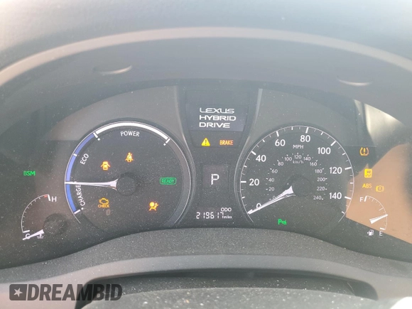 2014 Lexus RX 450h with VIN JTJZB1BA3E2414296, listed as a Copart auction lot 74358644 with 219,617 mi miles and Salvage title. Bid and sale history available at DreamBid. Image 9.