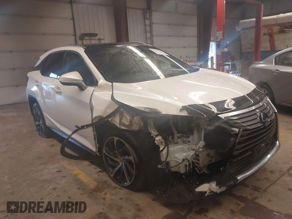 2017 Lexus RX with VIN 2T2BGMCA5HC012321, listed as a IAAI auction lot 41667079 with 92,698 mi miles. Bid and sale history available at carsss.com. Image 1.