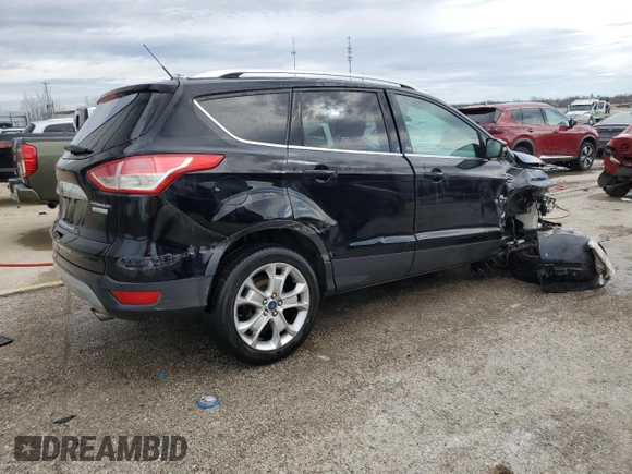 2016 Ford Escape Titanium with VIN 1FMCU0JX8GUA19696, listed as a Copart auction lot 46294145 with 99,165 mi miles and Salvage Title. Bid and sale history available at carsss.com. Image 3.