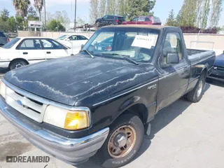 1997 Ford Ranger XL with VIN 1FTCR10U9VUA17617, listed as a IAAI auction lot 42056112 with 228,587 mi miles. Bid and sale history available at carsss.com. Image 6.