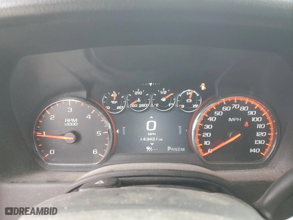 2016 GMC Yukon Denali with VIN 1GKS1CKJ2GR108935, listed as a Copart auction lot 45209655 with 143,421 mi miles and Salvage Title. Bid and sale history available at carsss.com. Image 9.