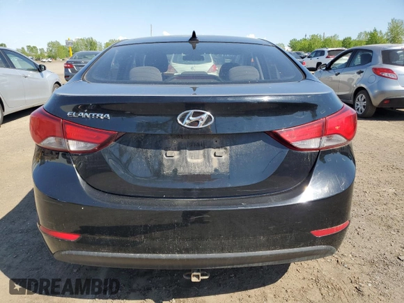 2014 Hyundai Elantra Limited z VIN 5NPDH4AE6EH502890, wystawiony jako Copart lot #55773585 z przebiegiem 196 922 mil mil oraz Szkoda całkowita • Salvage title. Historia ofert i sprzedaży dostępna na DreamBid. Obrazek 6.