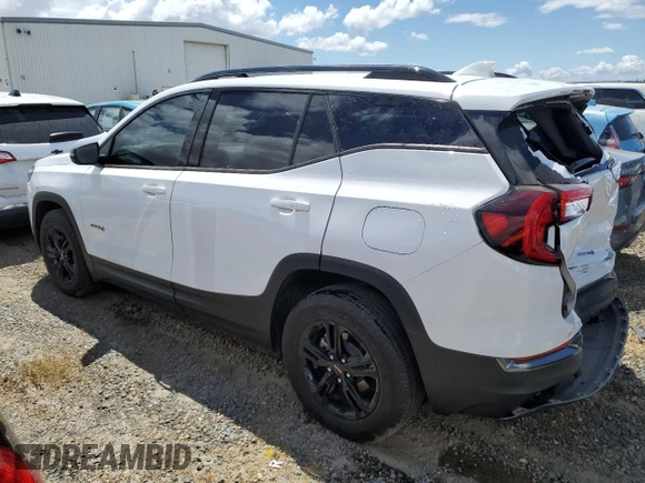 2024 GMC Terrain AT4 z VIN 3GKALYEG3RL120900, wystawiony jako Copart lot #55596795 z przebiegiem 55 119 mil mil oraz Szkoda całkowita • Salvage title. Historia ofert i sprzedaży dostępna na DreamBid. Obrazek 2.