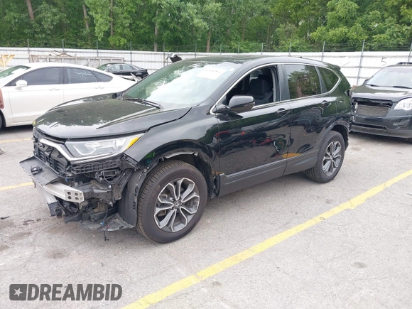 2021 Honda CR-V EX with VIN 5J6RW2H50ML004467, listed as a IAAI auction lot 42481856 with 45,560 mi miles and . Bid and sale history available at DreamBid. Image 23.