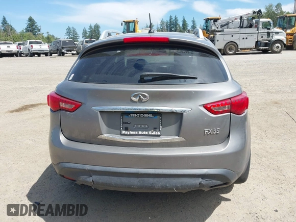 2010 Infiniti FX with VIN JN8AS1MWXAM850350, listed as a IAAI auction lot 42466041 with Not provided miles and . Bid and sale history available at DreamBid. Image 15.