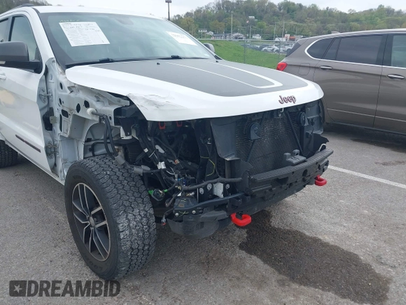 2017 Jeep Grand Cherokee Trailhawk with VIN 1C4RJFLG5HC803400, listed as a IAAI auction lot 42052250 with 108,374 mi miles and . Bid and sale history available at DreamBid. Image 6.