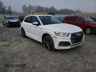 2018 Audi SQ5 Premium Plus with VIN WA1A4AFY0J2231296, listed as a Copart auction lot 85218374 with 50,616 mi miles and Salvage Title. Bid and sale history available at DreamBid. Image 14.