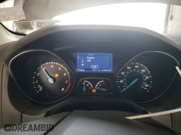 2013 Ford Focus SE with VIN 1FADP3F21DL261218, listed as a Copart auction lot 49960135 with 103,659 mi miles and Salvage Title. Bid and sale history available at carsss.com. Image 9.