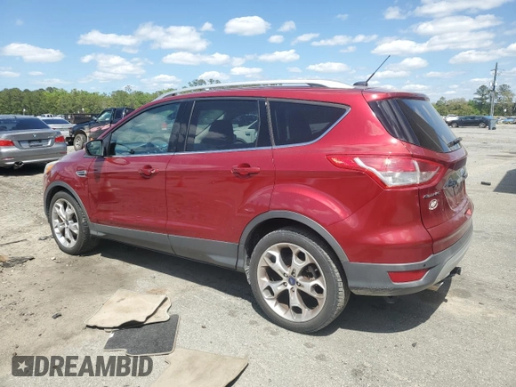 2014 Ford Escape Titanium with VIN 1FMCU0JXXEUD13856, listed as a Copart auction lot 52450165 with 116,183 mi miles and Clean Title. Bid and sale history available at carsss.com. Image 2.