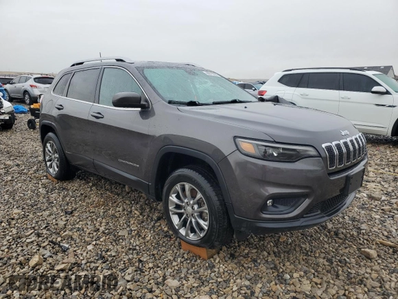 2019 Jeep Cherokee Latitude Plus with VIN 1C4PJMLB7KD442298, listed as a Copart auction lot 86819504 with 62,525 mi miles and Salvage title. Bid and sale history available at DreamBid. Image 4.