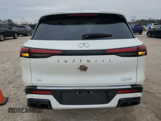 2024 Infiniti QX60 Luxe with VIN 5N1DL1FSXRC337371, listed as a Copart auction lot 46579505 with 11,104 mi miles and Clean title. Bid and sale history available at DreamBid. Image 6.