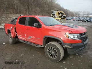 2018 Chevrolet Colorado 4WD ZR2 with VIN 1GCGTEEN8J1102830, listed as a Copart auction lot 46324645 with 83,874 mi miles and Salvage Title. Bid and sale history available at carsss.com. Image 4.
