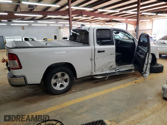 2023 Ram 1500 Big Horn with VIN 1C6SRFBT4PN609346, listed as a Copart auction lot 46477845 with 41,836 mi miles and Salvage Title. Bid and sale history available at carsss.com. Image 3.
