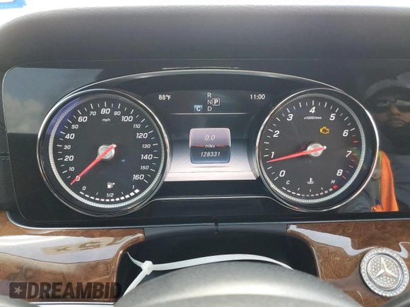 2017 Mercedes-Benz E-Class E 300 Luxury with VIN WDDZF4JB3HA159720, listed as a Copart auction lot 53965375 with 128,331 mi miles and Clean Title. Bid and sale history available at carsss.com. Image 9.