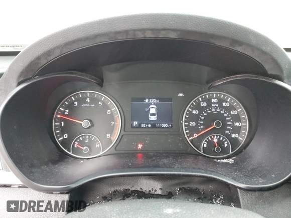 2020 Kia Optima LX with VIN 5XXGT4L33LG382871, listed as a Copart auction lot 47753285 with 111,090 mi miles and Salvage Title. Bid and sale history available at carsss.com. Image 9.