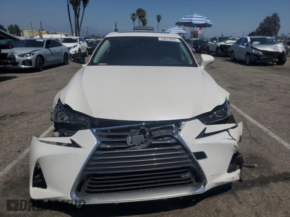 2018 Lexus IS 300 with VIN JTHBA1D21J5074893, listed as a Copart auction lot 55873525 with 79,450 mi miles and Salvage title. Bid and sale history available at DreamBid. Image 5.