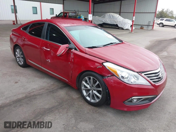 2015 Hyundai Azera with VIN KMHFG4JG1FA488009, listed as a IAAI auction lot 41864544 with 99,358 mi miles and . Bid and sale history available at carsss.com. Image 1.