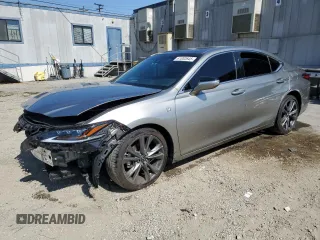 2021 Lexus ES 350 F Sport with VIN 58AGZ1B10MU108282, listed as a Copart auction lot 61002645 with 34,103 mi miles and Salvage title. Bid and sale history available at DreamBid. Image 1.