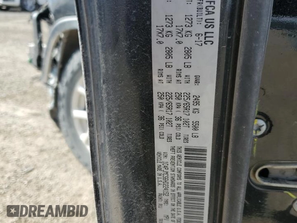 2017 Jeep Cherokee Latitude with VIN 1C4PJMCS6HD224152, listed as a Copart auction lot 48911315 with Not provided miles and Salvage title. Bid and sale history available at DreamBid. Image 16.