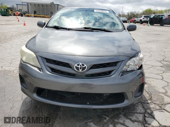 2012 Toyota Corolla L with VIN 2T1BU4EE5CC864514, listed as a Copart auction lot 51810015 with 230,186 mi miles and Salvage Title. Bid and sale history available at carsss.com. Image 5.