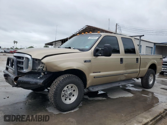 2000 Ford F-250 XL with VIN 1FTNW21F8YED04548, listed as a Copart auction lot 53504655 with 237,741 mi miles and Salvage title. Bid and sale history available at DreamBid. Image 1.