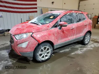 2020 Ford EcoSport SE z VIN MAJ6S3GL2LC350793, wystawiony jako Copart lot #43846365 z przebiegiem Nie podano mil oraz Szkoda całkowita • Salvage title. Historia ofert i sprzedaży dostępna na DreamBid. Obrazek 1.