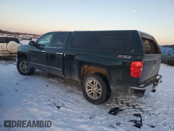 2015 Chevrolet Silverado 1500 LTZ with VIN 1GCVKSEC6FZ394607, listed as a Copart auction lot 84472964 with 213,826 mi miles and Clean Title. Bid and sale history available at carsss.com. Image 2.