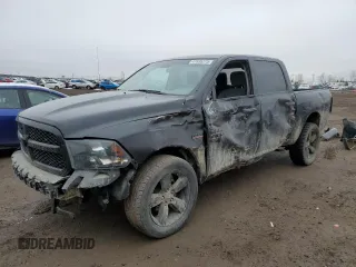 2018 Ram 1500 Express with VIN 1C6RR7KTXJS346082, listed as a Copart auction lot 47695275 with 149,970 mi miles and Salvage title. Bid and sale history available at DreamBid. Image 1.