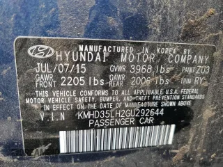 2016 Hyundai Elantra GT with VIN KMHD35LH2GU292644, listed as a Copart auction lot 71421054 with 94,381 mi miles and Salvage Title. Bid and sale history available at carsss.com. Image 12.