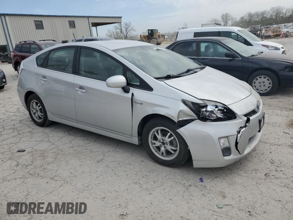 2010 Toyota Prius Four with VIN JTDKN3DU9A1200640, listed as a Copart auction lot 51419845 with 154,964 mi miles and Salvage Title. Bid and sale history available at DreamBid. Image 4.