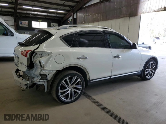 2016 Infiniti QX50 z VIN JN1BJ0RR1GM264132, wystawiony jako Copart lot #55058435 z przebiegiem 127 872 mil mil oraz Szkoda całkowita • Salvage title. Historia ofert i sprzedaży dostępna na DreamBid. Obrazek 3.