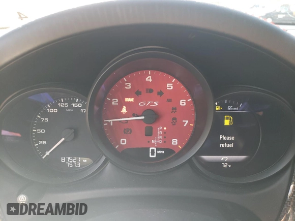 2018 Porsche Macan GTS with VIN WP1AG2A51JLB61610, listed as a Copart auction lot 80288984 with 87,527 mi miles and Salvage Title. Bid and sale history available at DreamBid. Image 9.